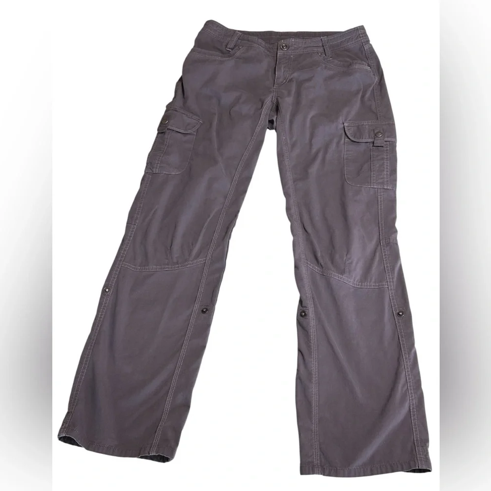 Kuhl Gray Cargo Pants Size 8 - Picture 1 of 14